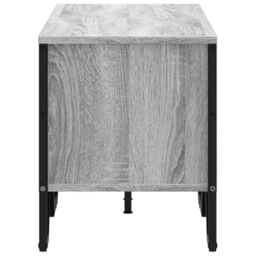 Berkfield Home TV Cabinet Grey Sonoma 122x34x41 cm Engineered Wood - Size: 122 x 34 x 41 cm - thumbnail 5