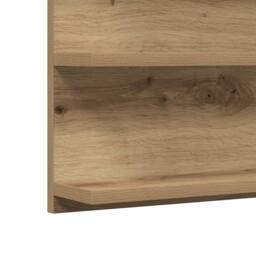 Berkfield Home Bathroom Mirror Cabinet Artisan Oak 90x11x45 cm Engineered Wood in Brown - Size: 90 x 11 x 45 cm - thumbnail 8