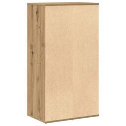 Berkfield Home Shoe Rack Artisan Oak 54x34x100.5 cm Engineered Wood in Brown - thumbnail 6