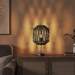 Berkfield Home Lamp Shade Black √ò23x28 cm Iron & Paper - Size: 23x28 cm