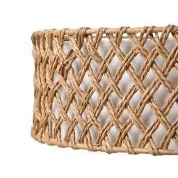 Wyld and Coco Natural Paper Rope Plaited Pendant Lamp Boho Lighting Dining - thumbnail 7