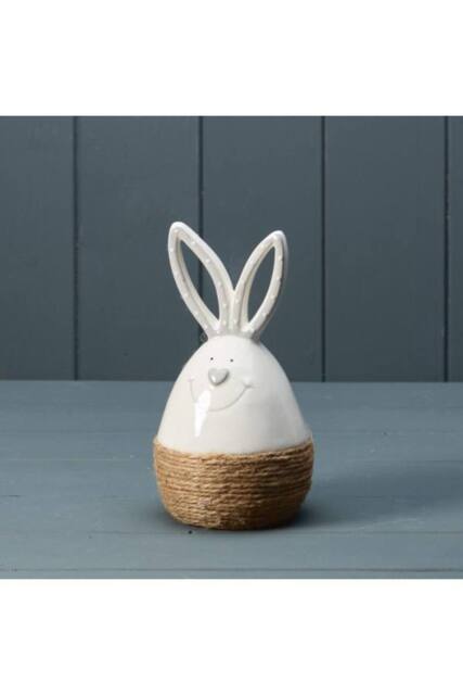 KDMD White Statement Ceramic Rabbit Egg - image 1