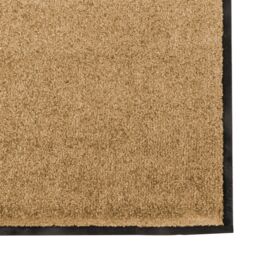 Berkfield Home Washable Doormat Cream 120x300 cm - Size: Medium - thumbnail 3