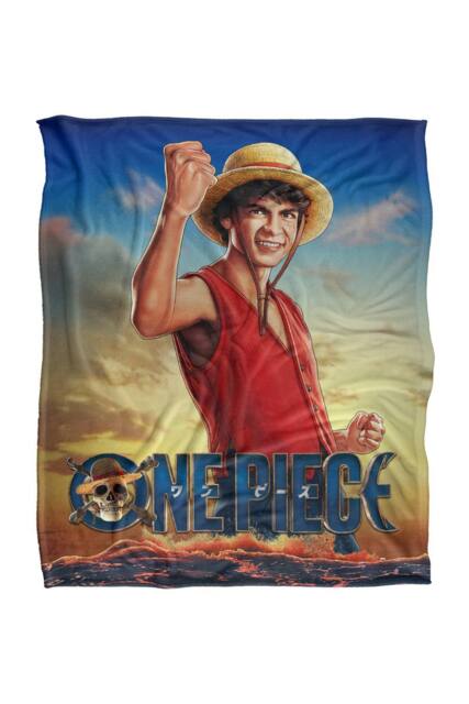 Netflix One Piece Luffy Fist Pump Silky Touch Soft Throw Blanket 152 X 127 Cm - image 1