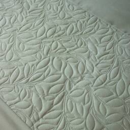 Voltico Pinsonic Quilted Duvet Cover Set Lime & White - Single, Double & King - thumbnail 4