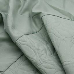 Voltico Pinsonic Quilted Duvet Cover Set Lime & White - Single, Double & King - thumbnail 7