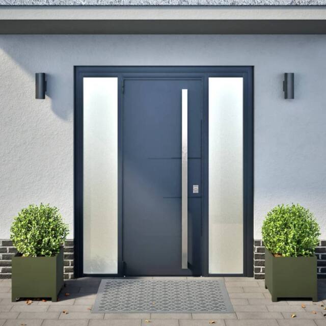 Berkfield Home Garden Planters 2 pcs Olive Green 40x40x40 cm Steel - Size: 40 x 40 x 40 cm - image 1