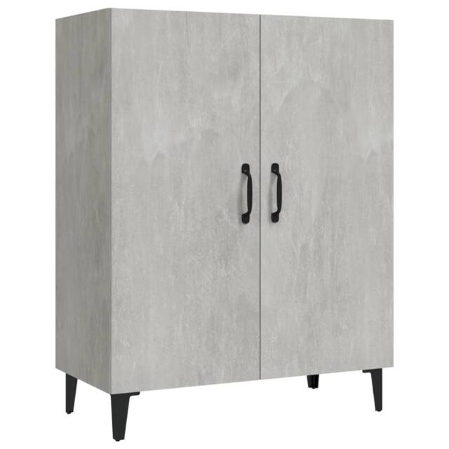 Berkfield Home Sideboard Concrete Grey 70x34x90 cm Engineered Wood - Size: 70 x 34 x 90 cm - image 1