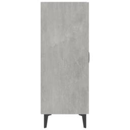 Berkfield Home Sideboard Concrete Grey 70x34x90 cm Engineered Wood - Size: 70 x 34 x 90 cm - thumbnail 5
