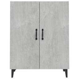 Berkfield Home Sideboard Concrete Grey 70x34x90 cm Engineered Wood - Size: 70 x 34 x 90 cm - thumbnail 3