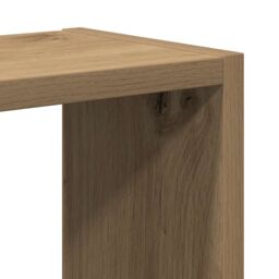 Berkfield Home Wall Shelf Artisan Oak 90x16x78 cm Engineered Wood in Brown - Size: 90 x 16 x 78 cm - thumbnail 7