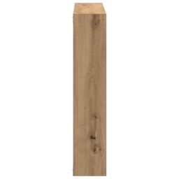 Berkfield Home Wall Shelf Artisan Oak 90x16x78 cm Engineered Wood in Brown - Size: 90 x 16 x 78 cm - thumbnail 5