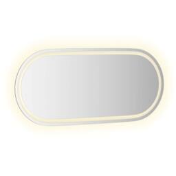 Berkfield Home LED Bathroom Mirror 100x45 cm Oval in Clear - thumbnail 6