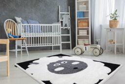 RugsX Modern Children's Rug in Yellow - Size: 160 cm x 220 cm - thumbnail 4