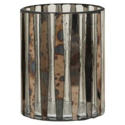 Orsina Gaia Small Candle Holder in Silver - thumbnail 1