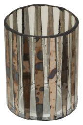 Orsina Gaia Small Candle Holder in Silver - thumbnail 2