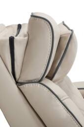 More4Homes Capri Electric Recliner 1+3 Seater Sofa Set w Drinks tray & Charging in Beige - thumbnail 9