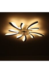 Living and Home 78Cm Creative Ceiling Fan LED Lights in White - thumbnail 6
