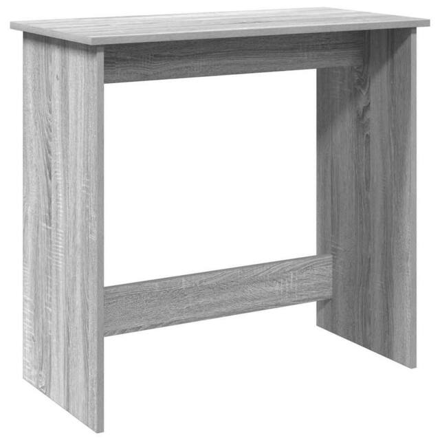 Berkfield Home Desk Grey Sonoma 80x40x75 cm Engineered Wood - Size: 80 x 40 x 75 cm - image 1