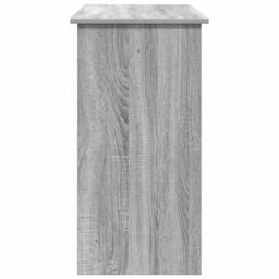 Berkfield Home Desk Grey Sonoma 80x40x75 cm Engineered Wood - Size: 80 x 40 x 75 cm - thumbnail 5