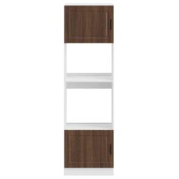 Berkfield Home Oven Cabinets 2 pcs Porto Brown Oak Engineered Wood - thumbnail 4