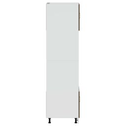 Berkfield Home Oven Cabinets 2 pcs Porto Brown Oak Engineered Wood - thumbnail 6