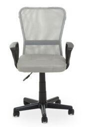 Orsina Comfortable Home Office Chair - Grey/Light Grey, Ergonomic Work From Office Chair, Movable Chair For Bedroom in Light Grey - thumbnail 7