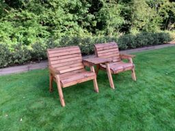 Charles Taylor Trading Grand Twin Set (Straight) in Brown - thumbnail 2