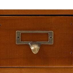 Kelvenix Desk Organizer with 6 Drawers Storage Box Cabinet in Brown - Size: 0.6m2 - thumbnail 4