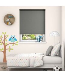 New Edge Blinds Thermal Blackout Roller Blinds 175cm Drop x Width 170cm Slate Grey in Charcoal - Size: 140m width x 175 cm drop - thumbnail 2