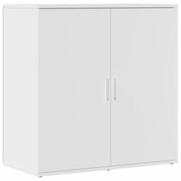 Berkfield Home Sideboard White 79x38x80 cm Engineered Wood - Size: 79 x 38 x 80 cm - thumbnail 3