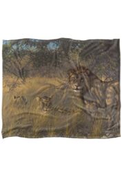 Wild Wings & Gentleman 2 Silky Touch Super Soft Throw Blanket 152 X 127 cm in White - thumbnail 1