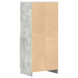 Berkfield Home Kitchen Cabinet Concrete Grey 57x41.5x131.5 cm Engineered Wood - thumbnail 7