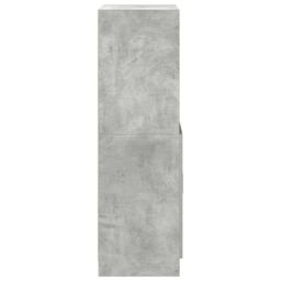 Berkfield Home Kitchen Cabinet Concrete Grey 57x41.5x131.5 cm Engineered Wood - thumbnail 6