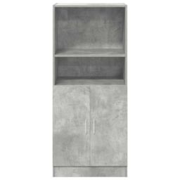 Berkfield Home Kitchen Cabinet Concrete Grey 57x41.5x131.5 cm Engineered Wood - thumbnail 4