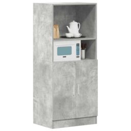 Berkfield Home Kitchen Cabinet Concrete Grey 57x41.5x131.5 cm Engineered Wood - thumbnail 3