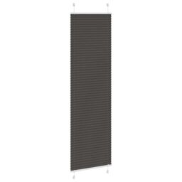 Berkfield Home Pleated Blind Black 65x200 cm Fabric Width 64.4 cm Polyester - thumbnail 3