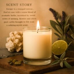 Nicola Spring 160g Soy Wax Scented Candle & Reed Diffuser Set - Sage Retreat in Clear - thumbnail 2