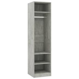 Berkfield Home Wardrobe Concrete Grey 50x50x200 cm Engineered Wood - Size: 50 x 50 x 200 cm - thumbnail 2