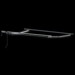 Berkfield Home Manual Retractable Awning with LED Multicolour Stripe 350x250 cm - thumbnail 5
