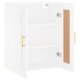 Berkfield Home Wall Mounted Cabinet White 69.5x34x90 cm Engineered Wood - thumbnail 6
