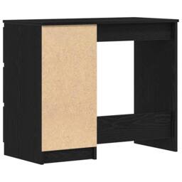 Berkfield Home Desk Black Oak 90x45x76 cm Engineered Wood - Size: 90 x 45 x 76 cm - thumbnail 8