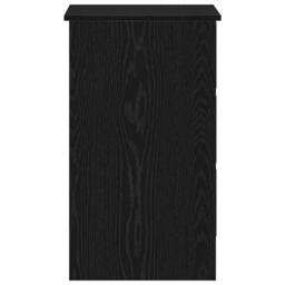 Berkfield Home Desk Black Oak 90x45x76 cm Engineered Wood - Size: 90 x 45 x 76 cm - thumbnail 7