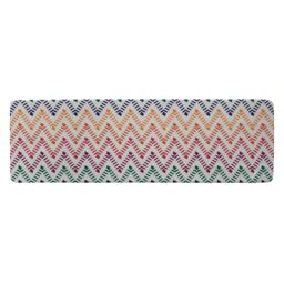Benjamin Tate Design Freehand Horizontal Zigzag & Chevron Stripes Runner Rug in Natural - Size: 67 cm x 230 cm - thumbnail 1