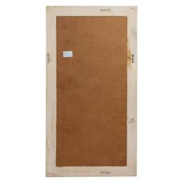 Lemon Pavilion Furniture and Decor Washed Wood Framed Mirror - Glass - L3 x W76 x H120 cm - Brown - thumbnail 4
