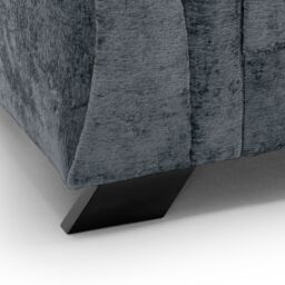 Abakus Direct Farrow Crushed Chenille Armchair in Dark Grey - thumbnail 6