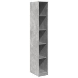 Berkfield Home Wardrobe Concrete Grey 30x50x200 cm Engineered Wood - Size: 30 x 50 x 200 cm - thumbnail 1
