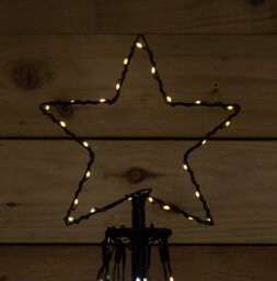 Samuel Alexander Light up Christmas Pyramid Cone Tree with 308 White & Warm White LEDs - thumbnail 4