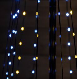 Samuel Alexander Light up Christmas Pyramid Cone Tree with 308 White & Warm White LEDs - thumbnail 2