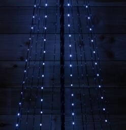 Samuel Alexander Light up Christmas Pyramid Cone Tree with 308 White & Warm White LEDs - thumbnail 6